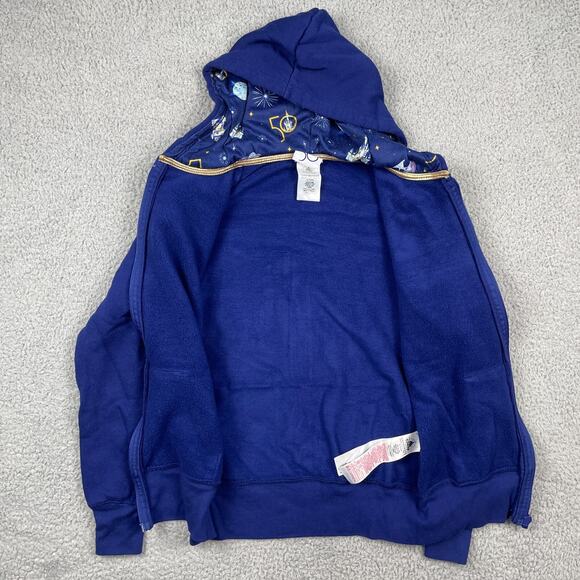 Disney World Hoodie Extra Small Blue 50th Anniversary Full Zip Hooded Sweatshirt - Picture 3 of 12
